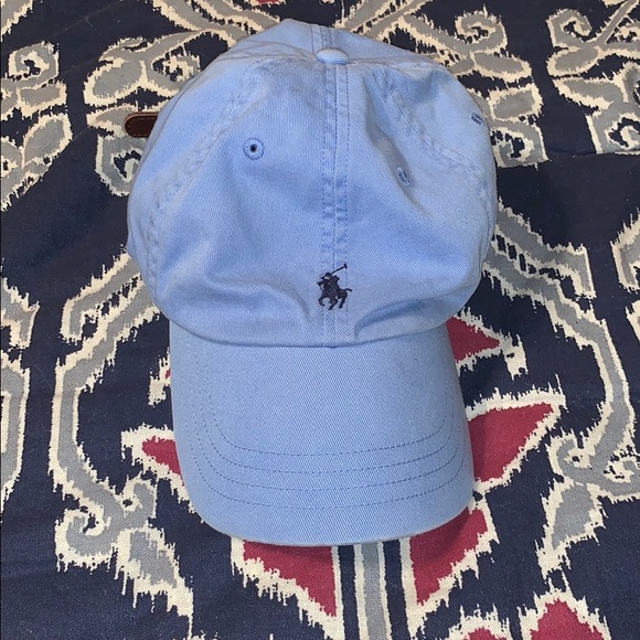 light blue ralph lauren polo hat